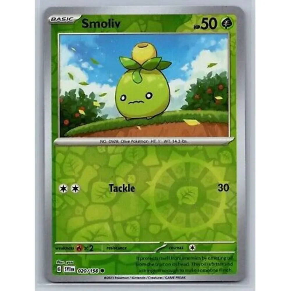 Scarlet and Violet Scarlet & Violet Reverse Holo 020 Smoliv